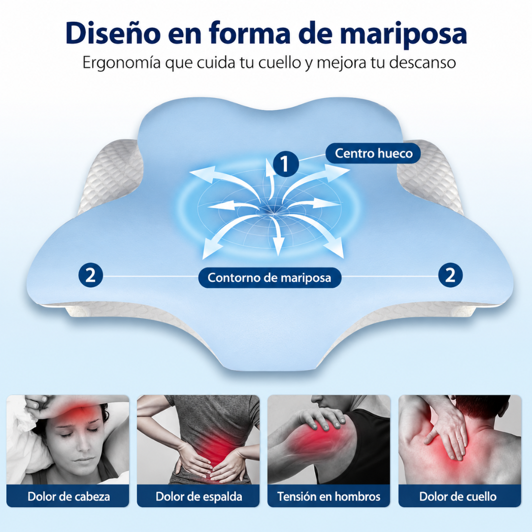 Almohada Mariposa- Descanso Profundo